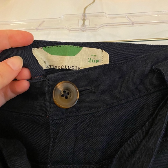 Anthropologie Wide Leg Denim Pants - Picture 6 of 6